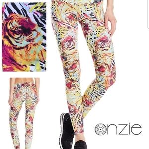 Onzie Bengal Tiger Full Leggings Yoga NWT